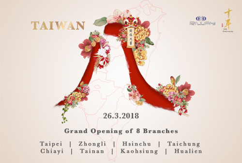Grand Opening – Taiwan 8 Branches