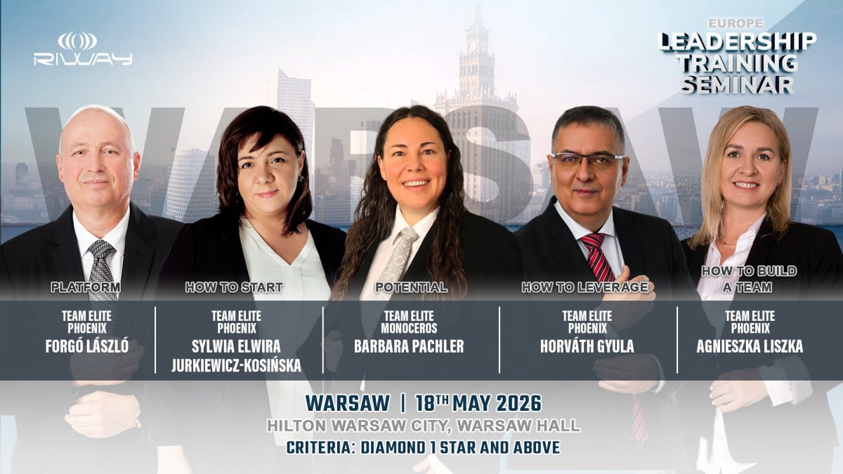 2026 2nd Quarter RIWAY Europe “Leadership Training Seminar”